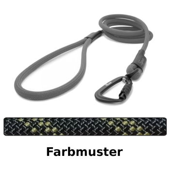 klassische Hundeleine TWIST - L - 115cm - alternate olive rally